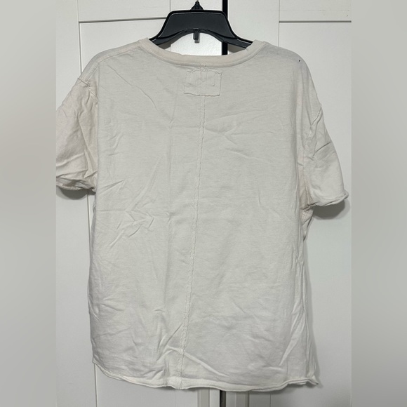 We The Free Cream Tee with Yellow Floral Design **See description - Picture 2 of 4